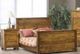 Vokes Furniture Rough Sawn King Panel Bed-1