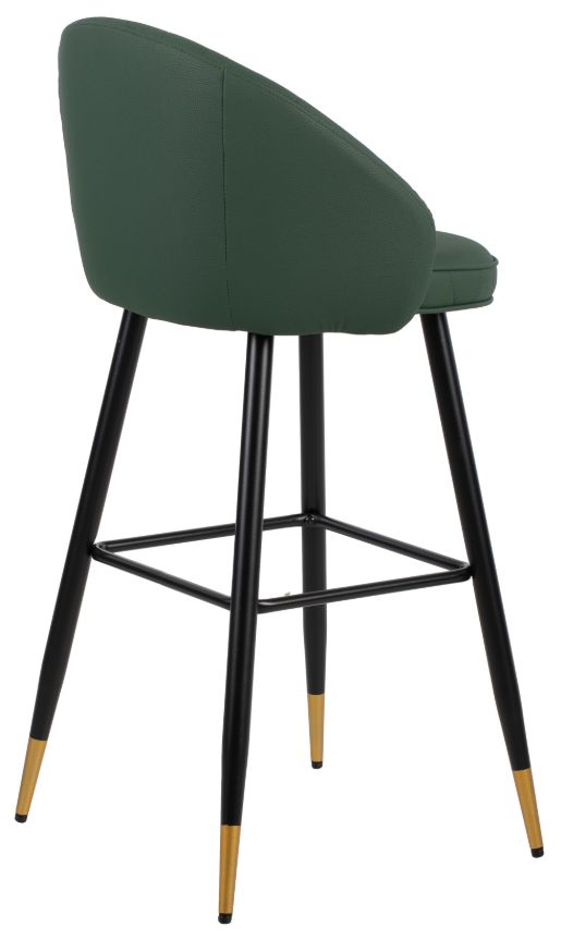 New Classic® Home Furnishings Oliver Black/Green Bar Stool-4