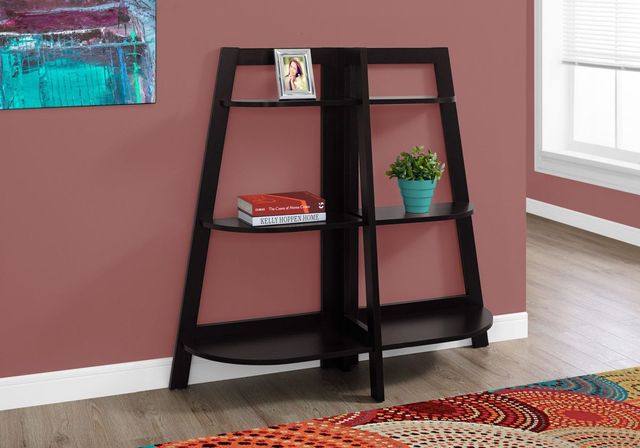 Monarch Specialties Inc. Espresso Bookcase-0