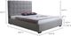 Moe's Home Collection Belle Grey Queen Storage Bed-2