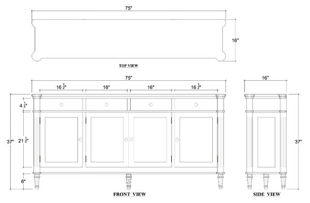 Bramble Customizable Kelly Buffet-1