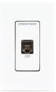 Crestron® Media Presentation Wall Plate-White-0