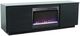 Legends Home Stardust Seal Skin Black Fireplace Console-0