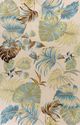 KAS Rugs Havana Ivory/Blue Oasis 5'x8' Rug-0