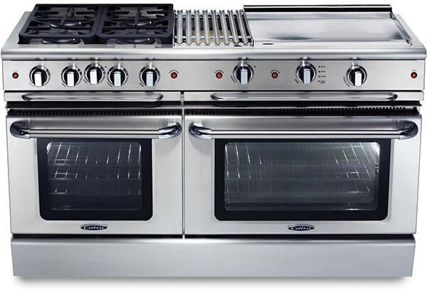 Capital Cooking Precision Series™ 60" Stainless Steel Pro Style Gas Range-0