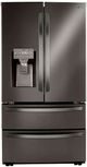 LG 36 in. 22.0 Cu. Ft. Black Stainless Steel Counter Depth French Door Refrigerator-0
