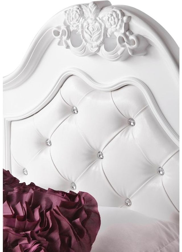 Elements International Alana 3-Piece White Full Youth Bedroom Set-4