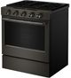 KitchenAid® 30" Black Ore Smart Slide-in Gas Range with Convection Cooking Modes and 2-in-1 Burner-4