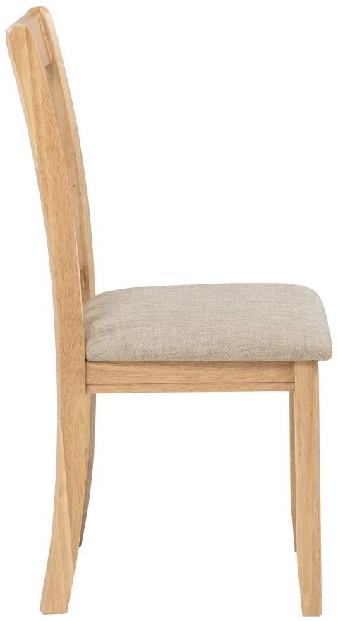 Coaster® Lavon 2-Piece Light Oak/Linen Dining Side Chair Set-4