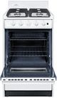 Summit® 20” White Freestanding Gas Range with Glass Window-1