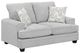 Homelegance® Sarah Stone Gray Loveseat-0