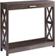 Brassex Inc. Walnut Oak Console Table-0