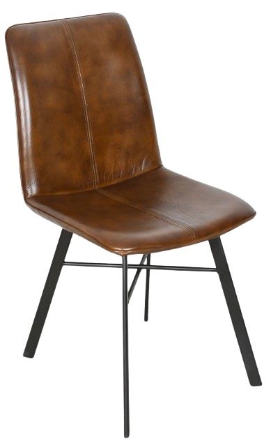 Home Trends & Design Essex Murphy Black/Chestnut Dining Chair-0