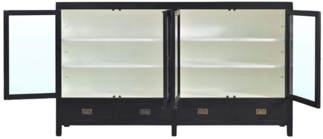 Bramble Customizable Kagu 4-Door Sideboard-4