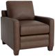 Bassett® Furniture Customizable Carolina 33" Leather Track Arm Chair-0