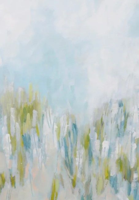 Stylecraft Sea Grasses I Blue/Gray/Green Wall Art-1