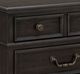 Pulaski™ Hickory Creek Brown Velvet 3-Drawer Nightstand-4