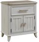 American WoodCrafters Beach Comber Brown/Weathered White Nightstand-0