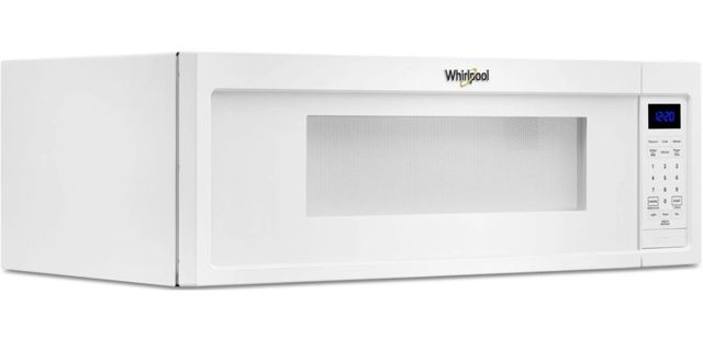 Whirlpool® 1.1 Cu. Ft. White Low Profile Over The Range Microwave-2