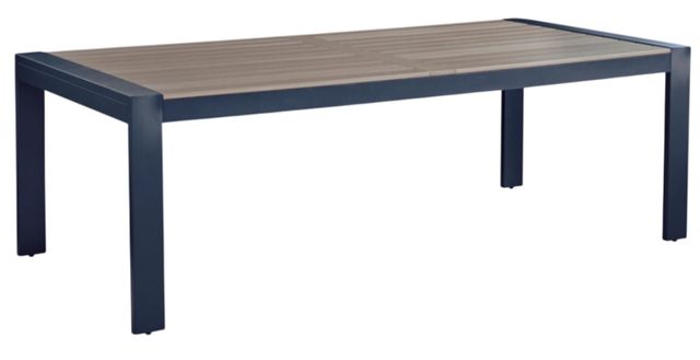 Signature Design by Ashley® East Beach Driftwood/Navy Blue 7-Piece Outdoor Dining Set-1
