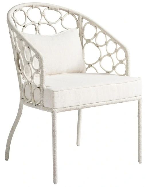 Universal Explore Home™ Weekender Coastal Living Home Pebble Nomad Snow-Sea Salt Dining Arm Chair-0