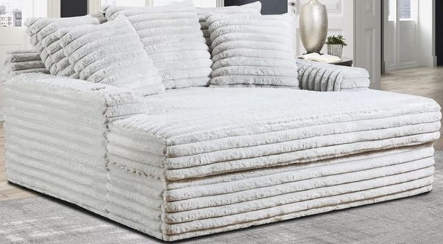 American Wholesale Furniture Jenna Fog Mega Chaise-1