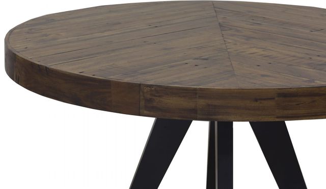 Moe's Home Collection Parq Cappuccino Round Dining Table with Black Base-1