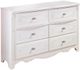 Signature Design by Ashley® Exquisite 6-Piece White Full Sleigh Bed Set-2