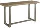 Hammary® Timber Forge Light Brown Sofa Table with Aged Natural Silver Base-0