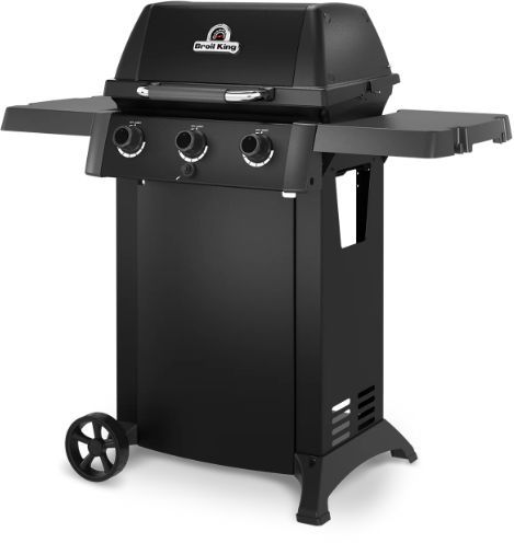 Broil King® Gem 310 Shadow 3-Burner Black Freestanding Liquid Propane Grill-3
