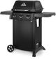Broil King® Gem 310 Shadow 3-Burner Black Freestanding Liquid Propane Grill-3