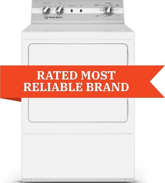 Speed Queen® DC5 7.0 Cu. Ft. White Electric Dryer-1