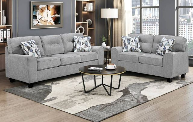Homelegance® Bennett Gray Loveseat-1