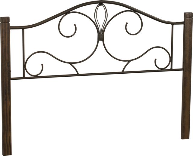 HH2 Home Destin Brushed Cherry King Headboard Set-0