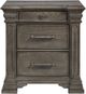 Elements International Kings Court 4-Piece Grey King Storage Panel Bedroom Set-2