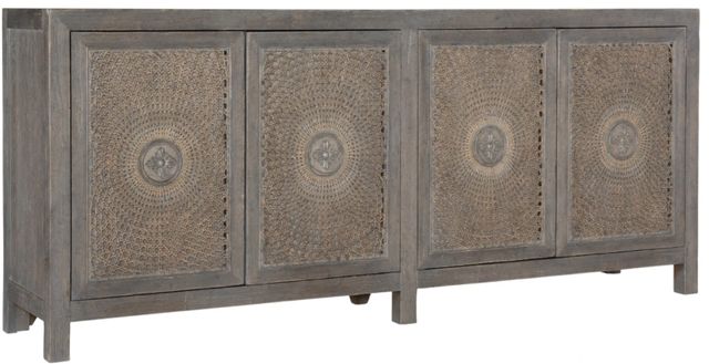 Hooker® Furniture Melange Emmett Natural Gray Entertainment Console-0