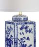 Chelsea House Lotus Blue/White Table Lamp-1