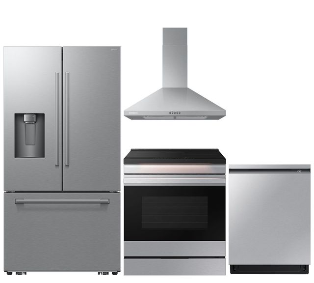 Samsung 4 Piece Stainless Steel Induction Kitchen-0
