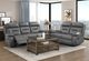 Homelegance® Laconia Dark Gray Double Manual Reclining Loveseat-1