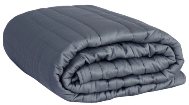 Cariloha Blue Lagoon Viscose Stripe Stitch Queen Quilt-0