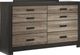 Signature Design by Ashley® Harlinton 3-Piece Warm Gray/Charcoal King Panel Headboard Bed Set-2