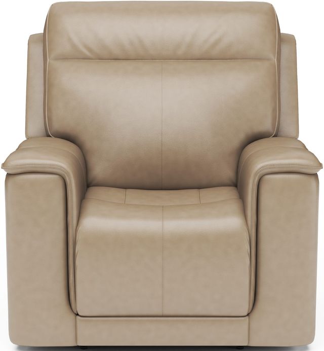 Flexsteel® Miller Latte Power Recliner with Power Headrest-1