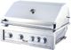 Heat 4-Burner Stainless Steel Built In Natural Gas Grill-1