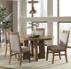 Intercon Landmark Beige/Weathered Oak Upholstered Dining Side Chair-1