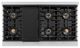 ZLINE Paramount 48" 6.7 Cu. Ft. Satin Stainless Steel Gas Range with 8 Burner DuoPro™ Cooktop and Convection Gas Oven with Black Matte Door-3