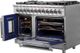 FORNO® Massimo 48" Stainless Steel Pro Style Dual Fuel Range-3