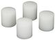 A & B Home 4-Piece White Candle Set-0