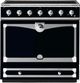 La Cornue CornuFé 90 Albertine 36" Gloss Black Pro Style Induction Range-0