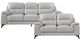 Mazin Furniture Mischa 2 Piece Silver Gray Sofa/Loveseat Set-0