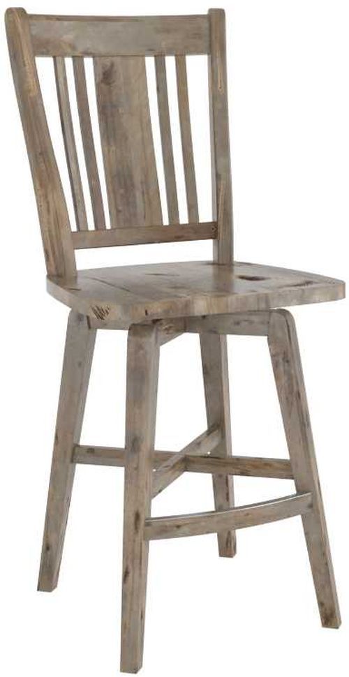 Canadel® Champlain Shadow Washed Wood Fixed Stool-0